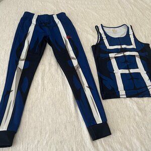 Just Saiyin Gear My Hero Academia workout gear size medium